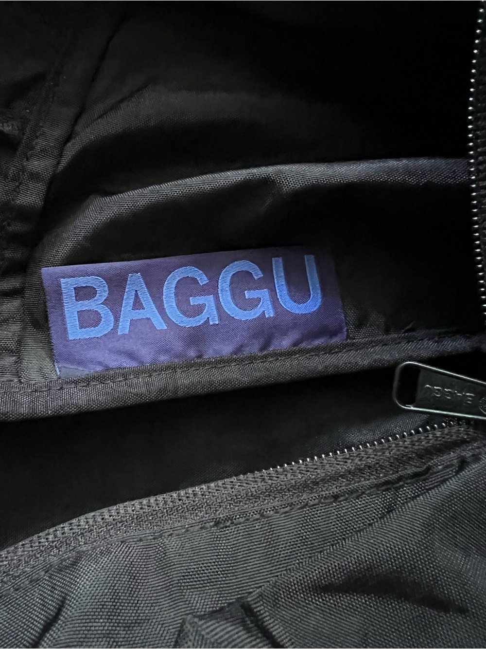 NWT BAGGU Black Small Cloud Carry-On with Detachable Interior Zip Pouch - Picture 10 of 15
